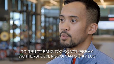 Gilmore Junio - Filipino-Canadian speed skater (Vietnamese) Gilmore Junio - Filipino-Canadian speed skater (Vietnamese)