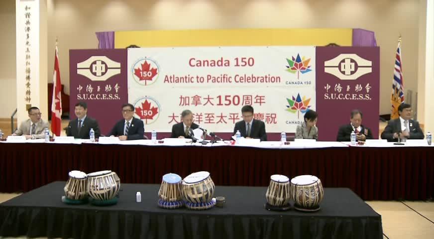 來自8個城市的團體發起擊鼓行動, 慶祝加拿大150週年國慶 APR26 2017(BC)