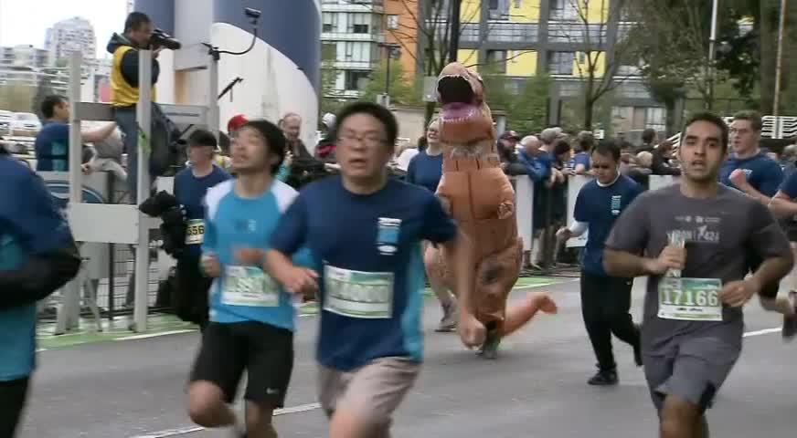 溫市Sun Run 長跑四萬人參與  - April 24, 2017 (B.C.)