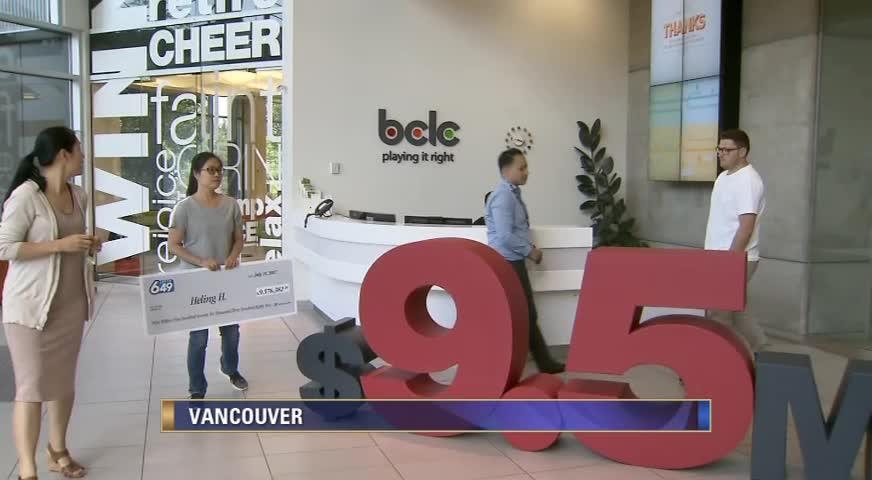 华裔女子中彩票头奖950万加元-JUL12,2017(BC)