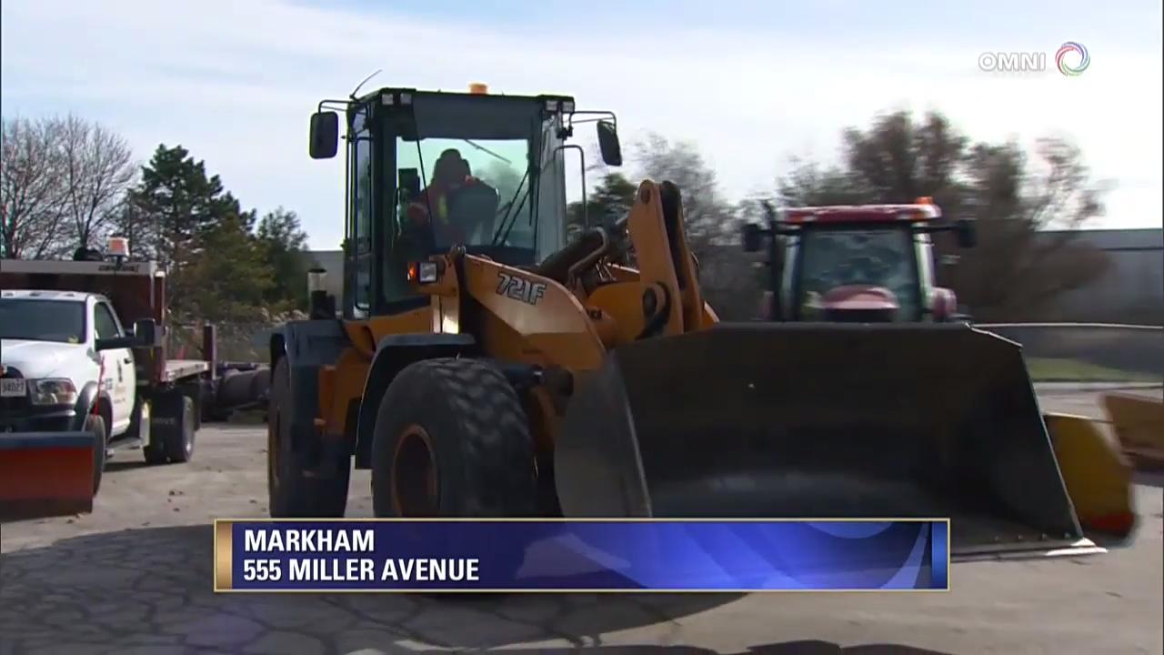 万锦市为冬天下雪做准备-NOV 21, 2017 (ON)