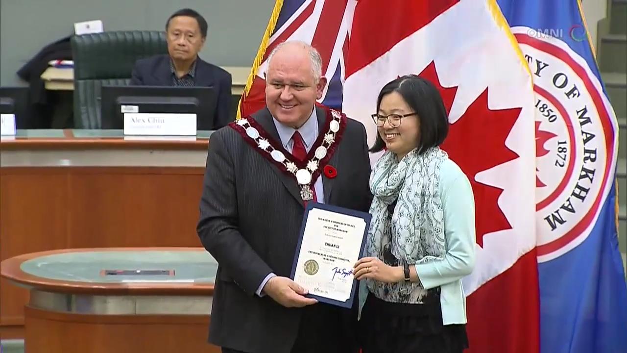 萬錦市義工嘉許 -  NOV 7, 2017 (ON)