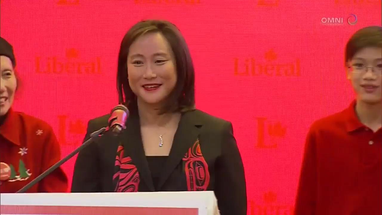 葉嘉麗勝出國會補選 Dec 12, 2017 (ON)