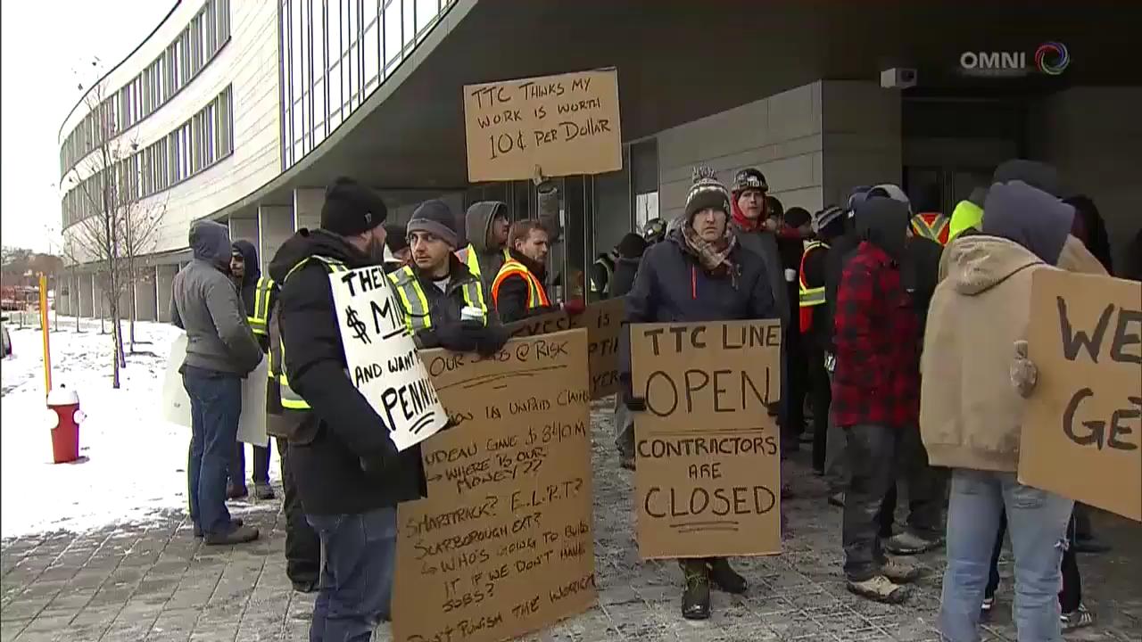 工人不滿工資被拖欠- Dec 15 2017 (ON)