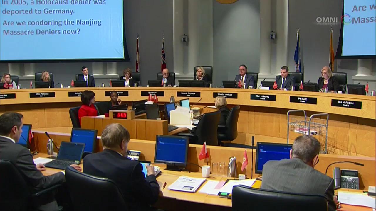 密西沙加市鐘樓亮燈纪念南京大屠殺- Dec 13 2017 (ON)