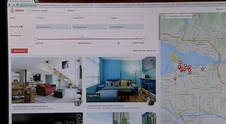 省府宣布对AIRBNB交易征税11%-FEB 07, 2018 (BC)