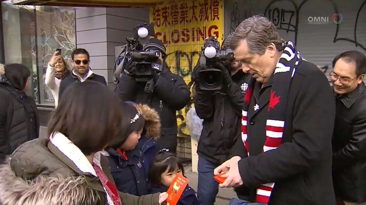 市長到唐人街拜年- Feb 16 , 2018 (ON)
