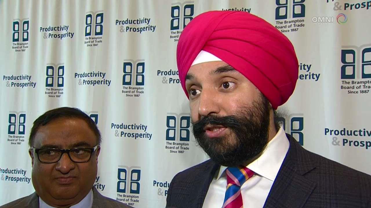 Minister Bains attends Brampton Board of Trade Q&A