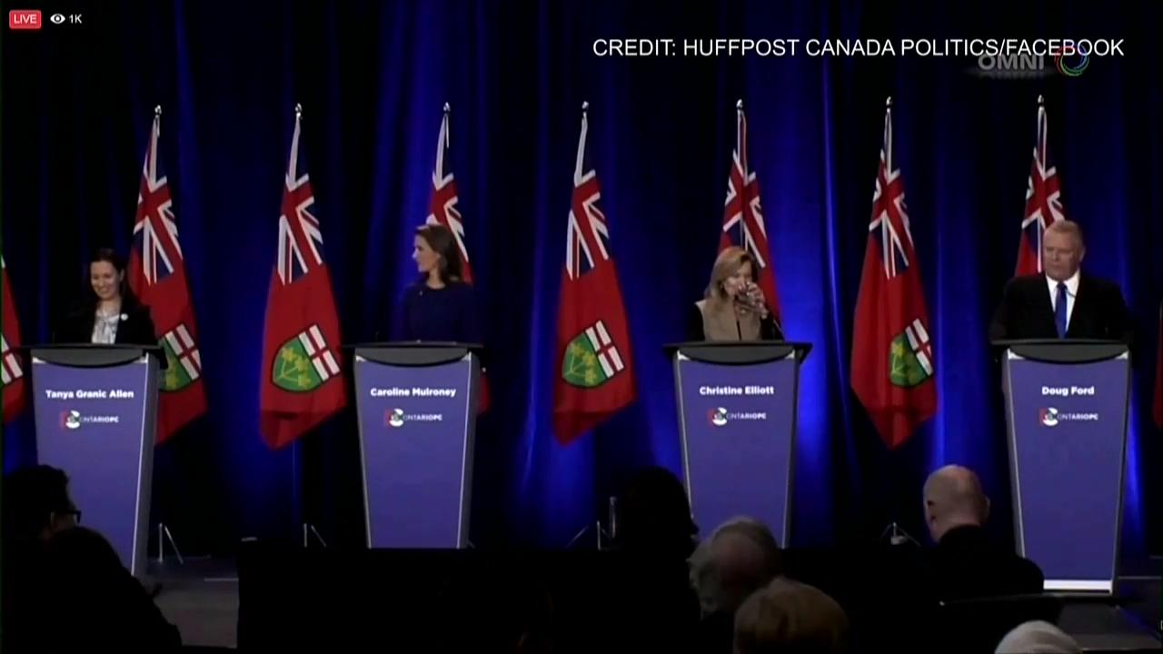 安省保守党党魁候选人电视辩论会充满火药味 – Mar 01, 2018 (ON)