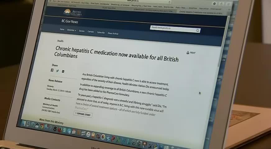 省府扩大丙型肝炎药物补助-MAR 13, 2018 (BC)