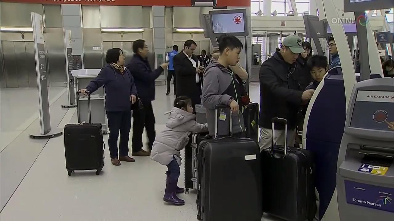 皮尔逊机场准备迎接加中旅游年 – Mar 09, 2018(ON)