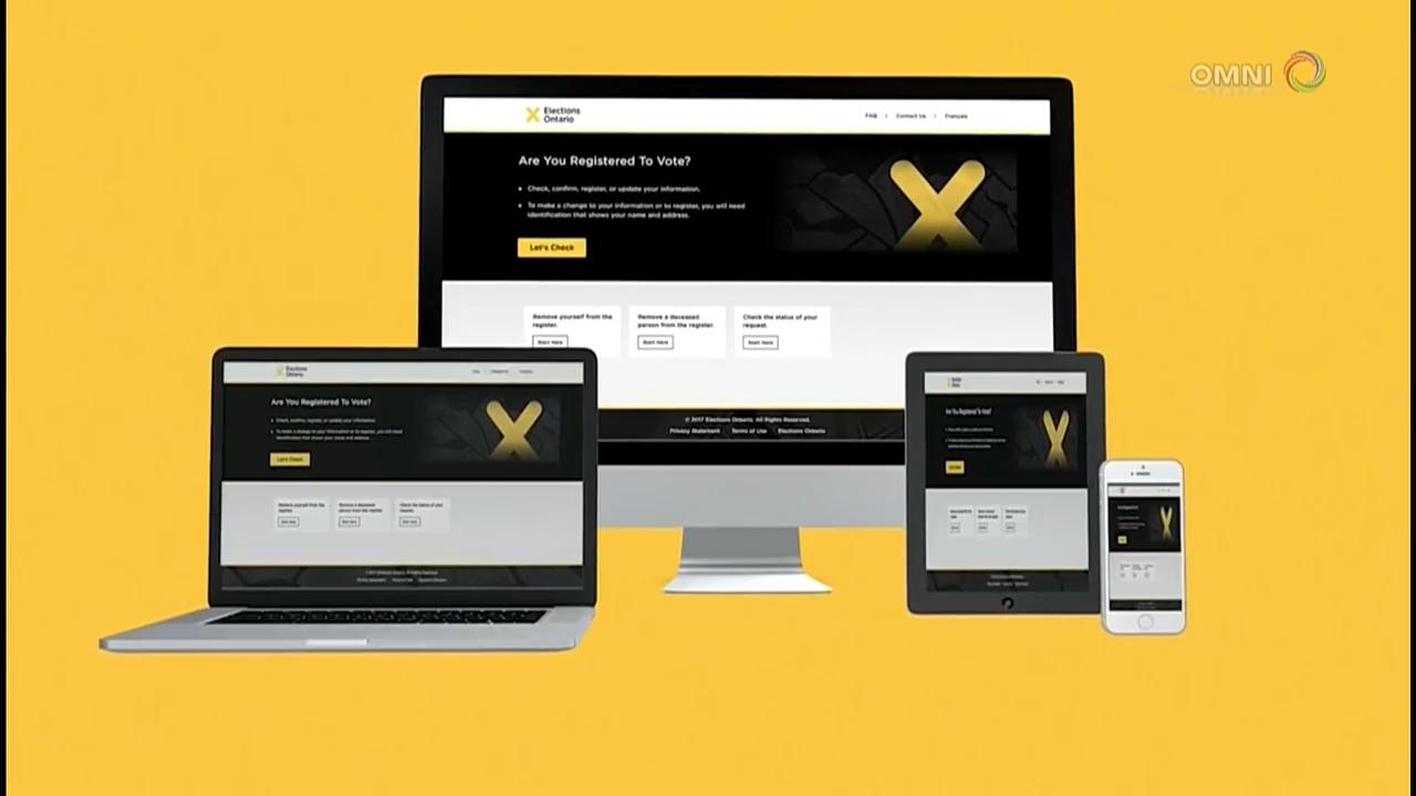 網上登記成為選民- March 13 , 2018 (ON)