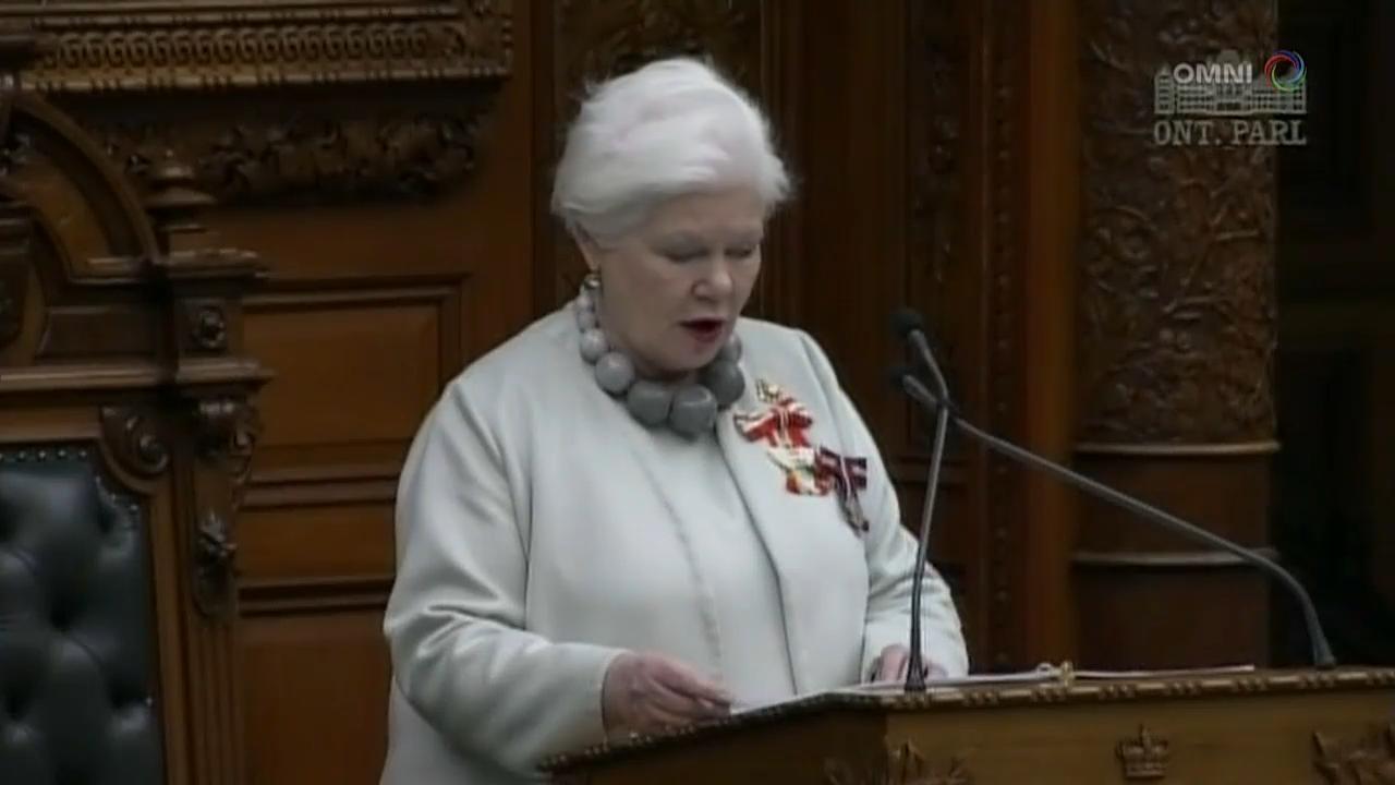 安省自由黨政府發表施政報告- March 19 , 2018 (ON)