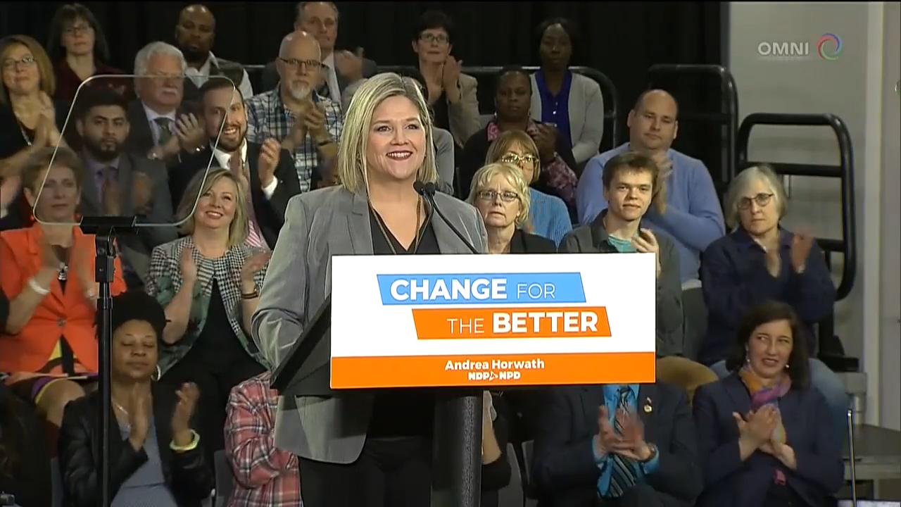 新民主黨率先公佈完整競選政綱 - April 16, 2018 ON)