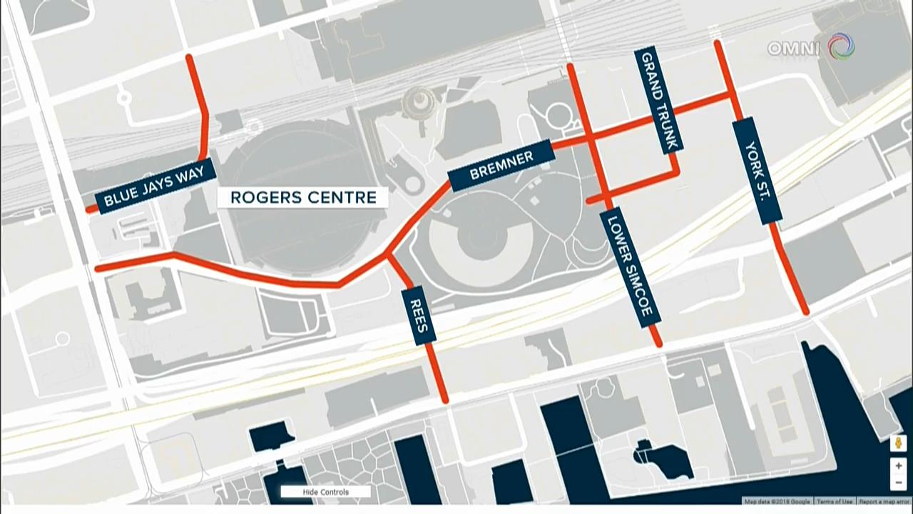 羅渣士中心部份區域實施交通管制 -- March 29, 2018  (ON)