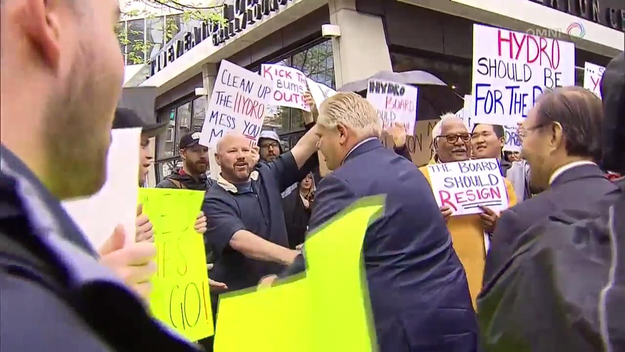 三大政党领袖同对第一电力公司董事局加薪表达不满 – May 15, 2018 (ON)