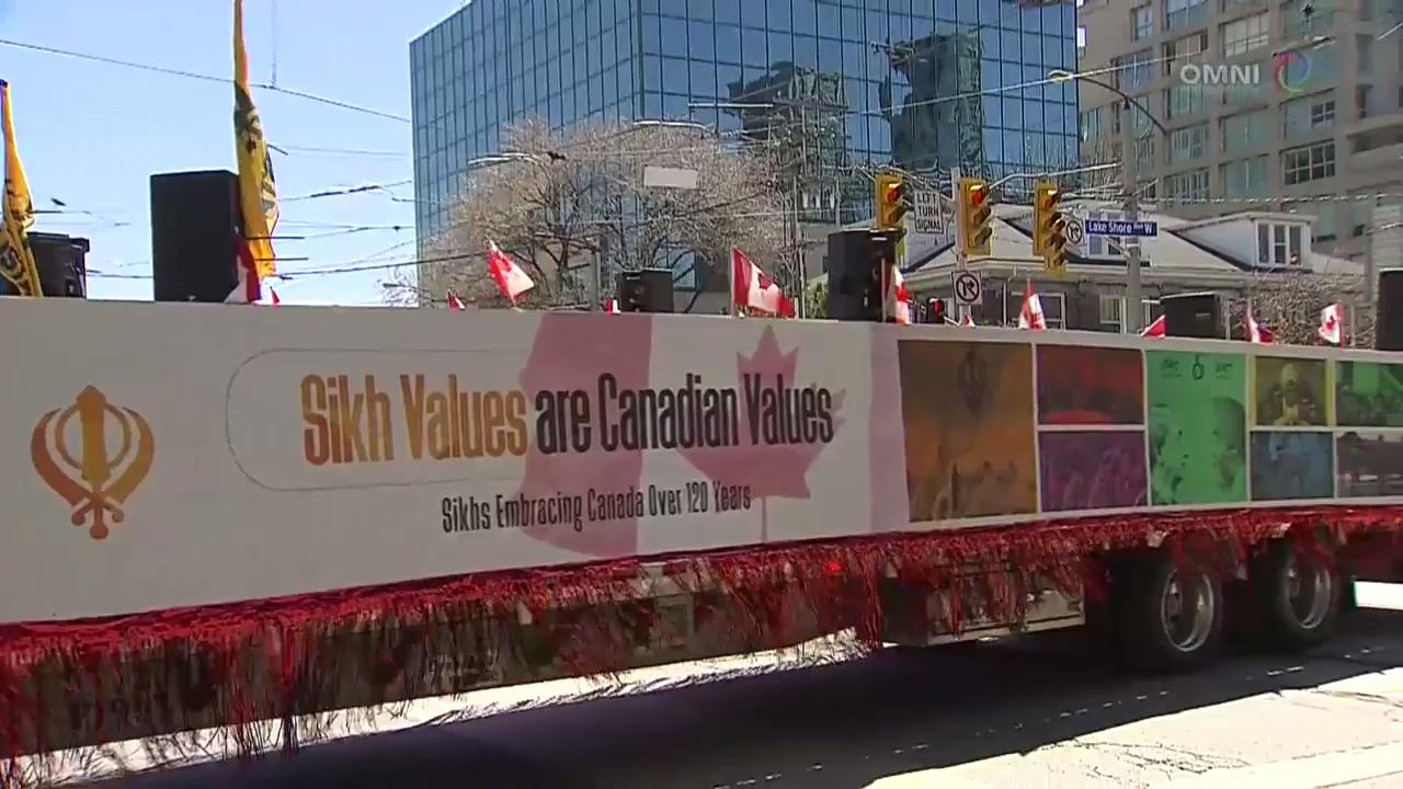 Khalsa Day Parade marches beside Toronto Strong
