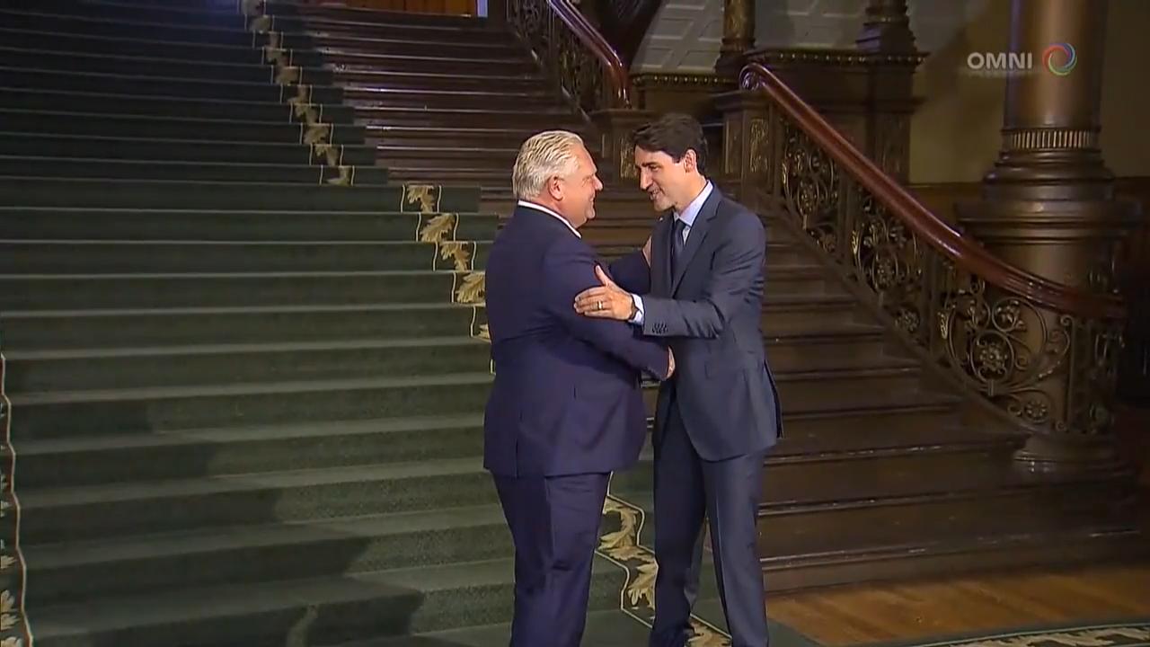 省長道格福特與總理杜魯多首次官式會晤 - July 05, 2018 (ON)