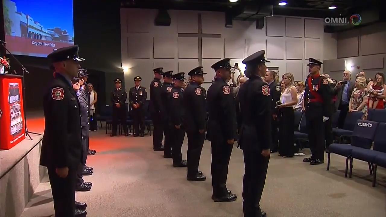 万锦市新消防员结业典礼 – Jul 06, 2018(ON)