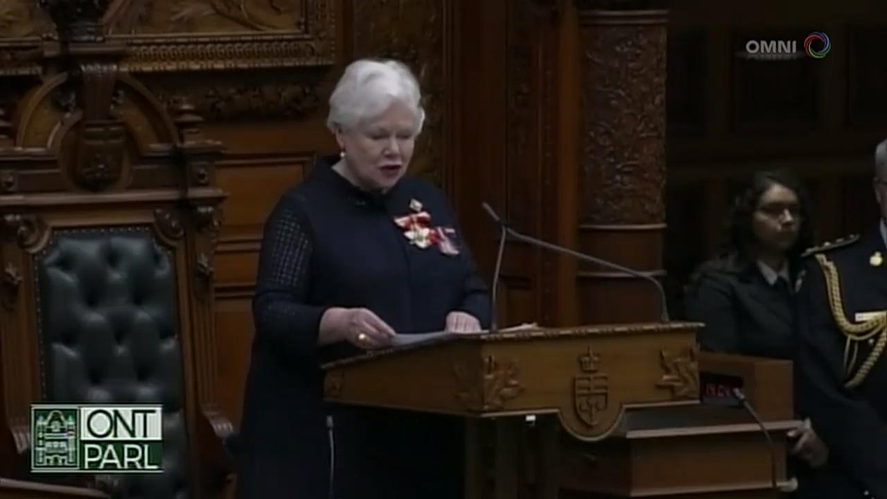 保守党政府宣布施政计划– Jul 12, 2018(ON)