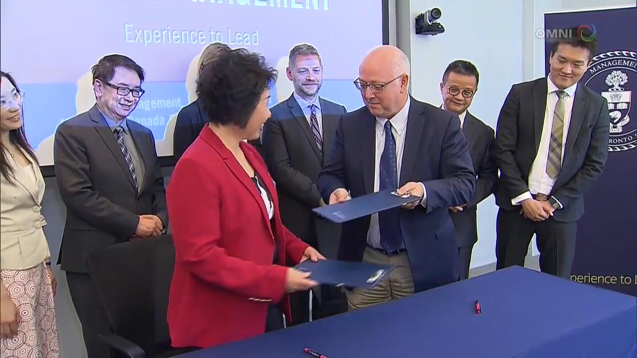 多大士嘉堡管理學系與澳門代表簽署諒解備忘錄 - July 13, 2018 (ON),