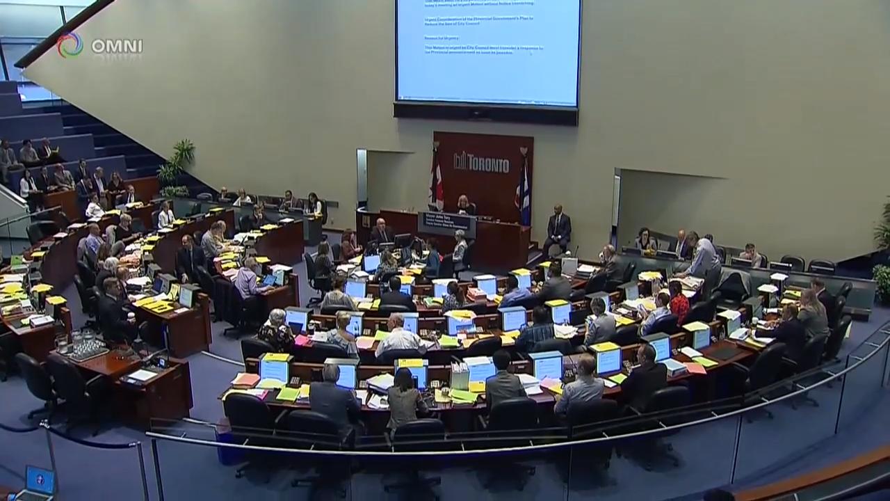 省府通过法案，大幅删减多伦多市议员议席  – Aug 14, 2018(ON)