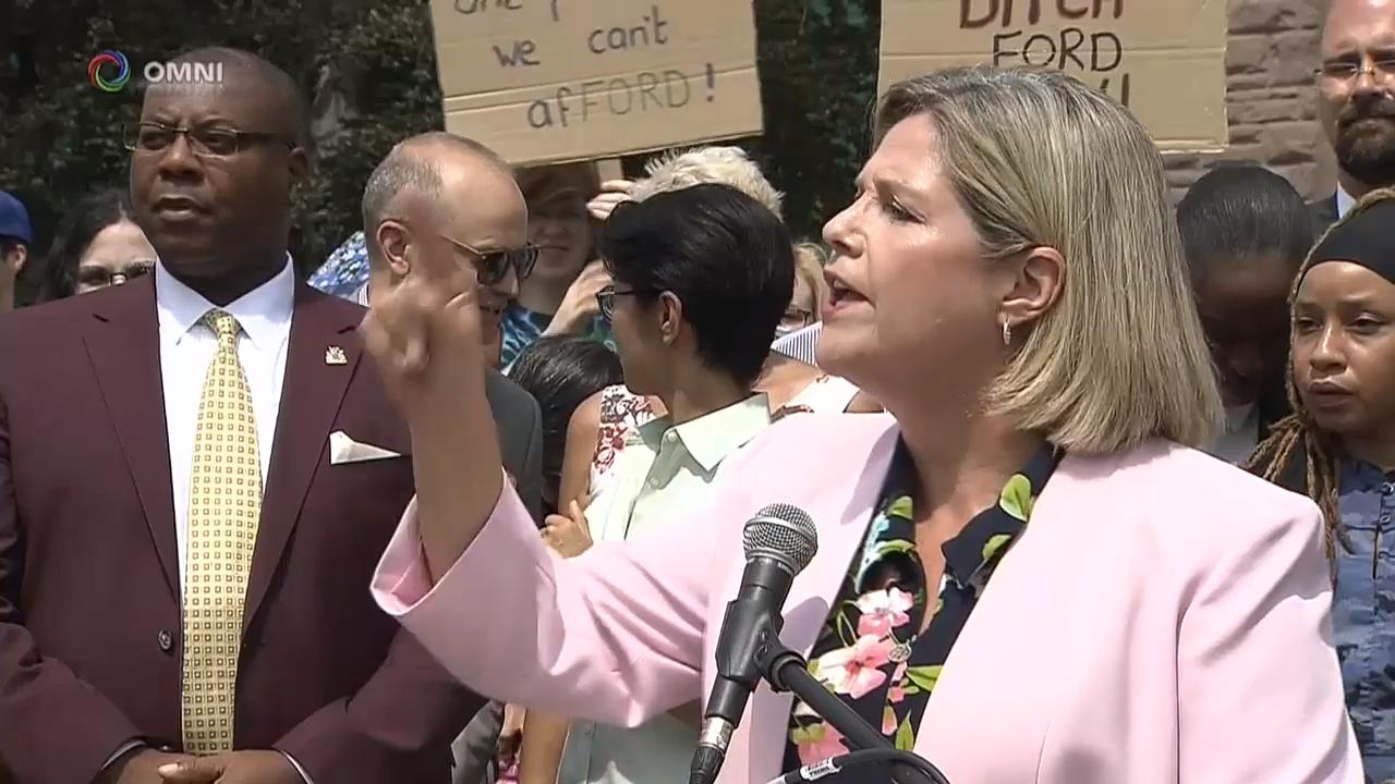 新民主党发起抗议，谴责省长藐视民主 – Aug 2, 2018 (ON)