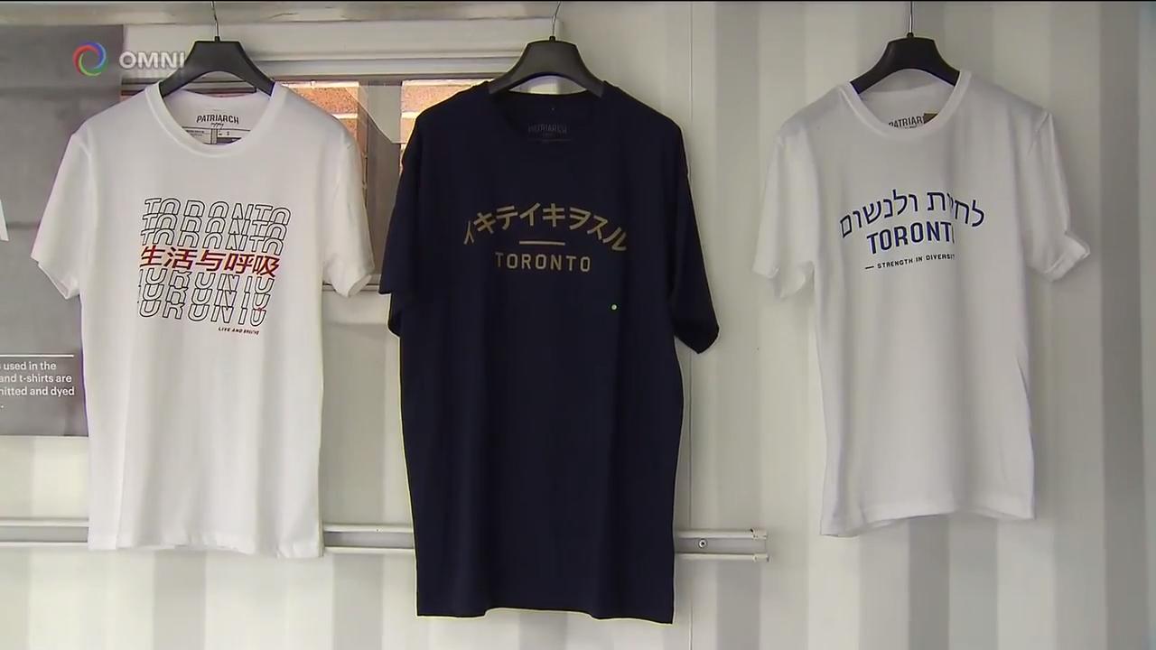 本地服饰公司推出多语言文字商品 – Aug 29, 2018(ON)