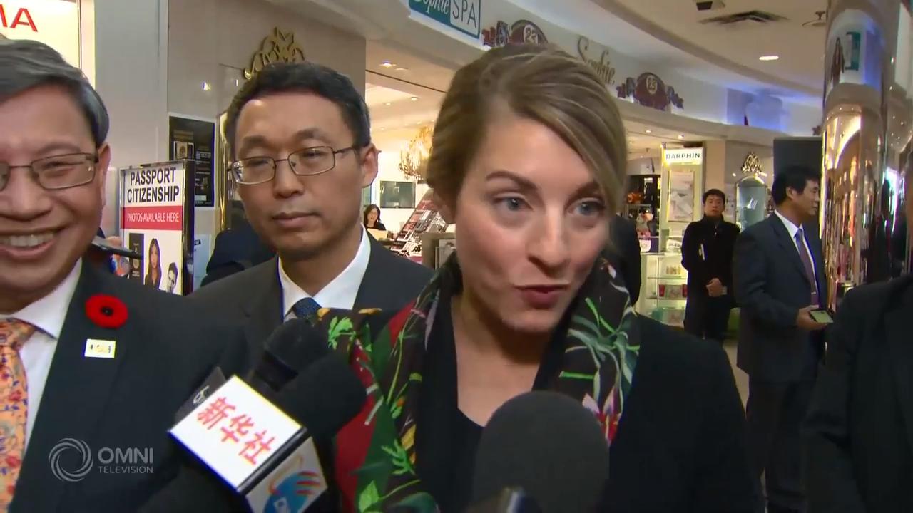 联邦旅游法语事务部长和华裔社区见面– Oct 26, 2018 (ON)