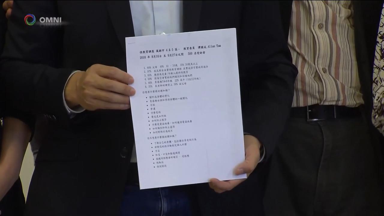 性教育課程網上調查 -- Sep 28, 2018 (ON)