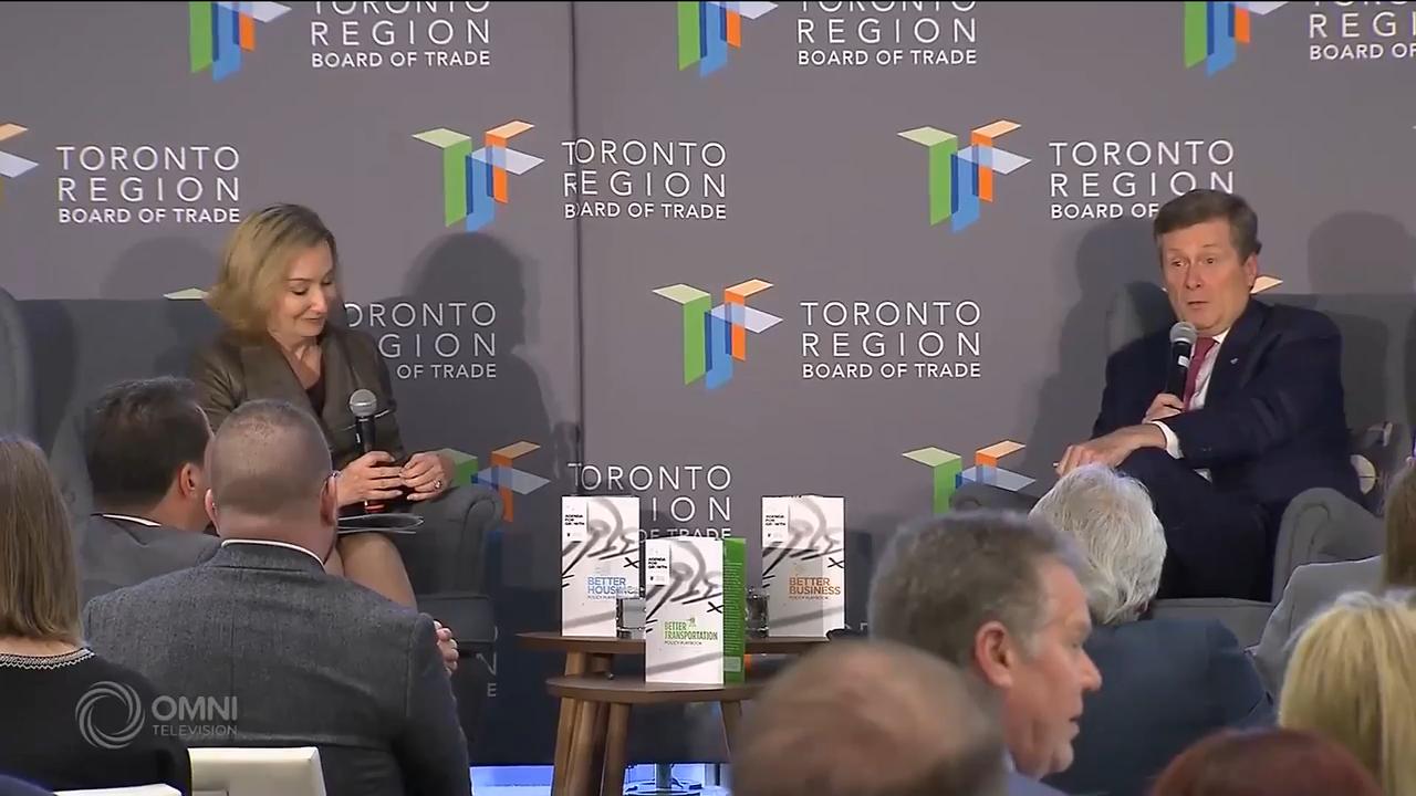 多倫多市長兩名主要候選人繼續競選活動 -- Oct 04, 2018 (ON)