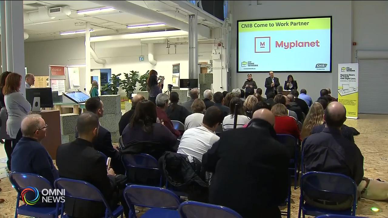 全国盲人协会推出就业配对项目 – Nov 23, 2018(ON)