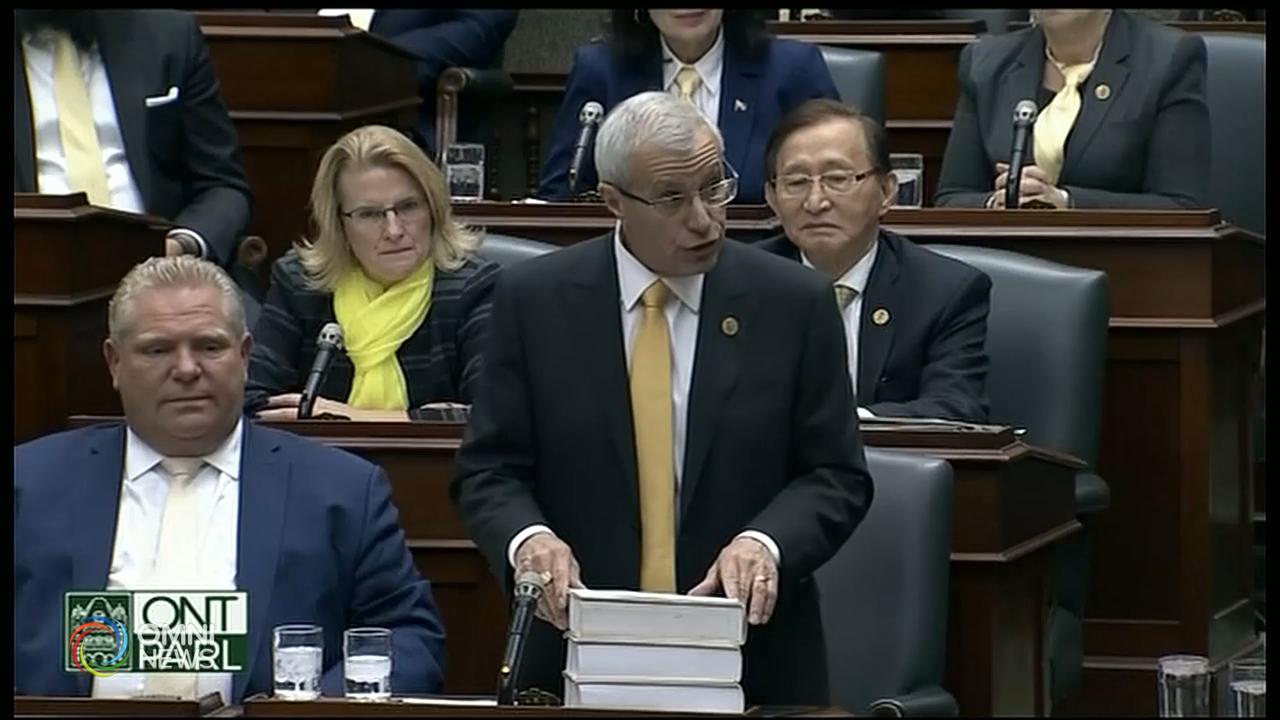 安省保守黨政府首份經濟展望報告 -- Nov 15, 2018 (ON)