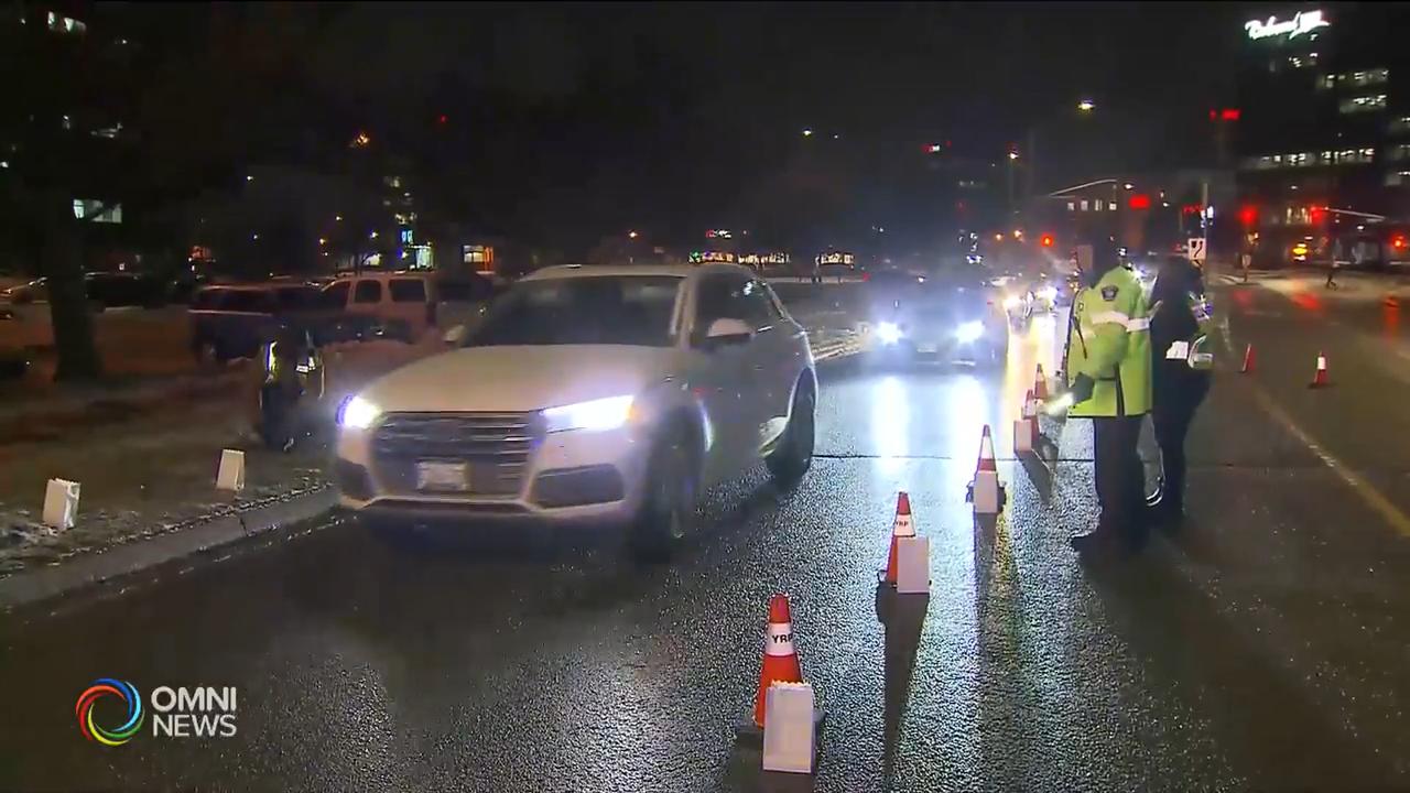 約克區警方假日打擊醉駕藥駕司機 -- Nov 22, 2018 (ON)