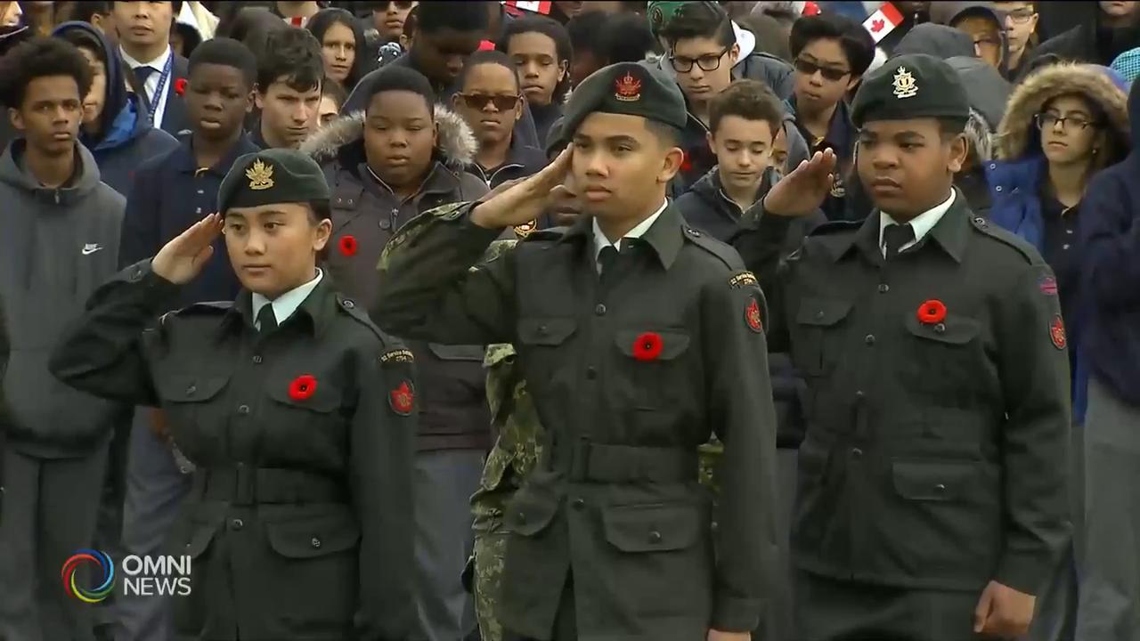 北約克區有學生自發舉行悼念活動 -- Nov 09, 2018 (ON)