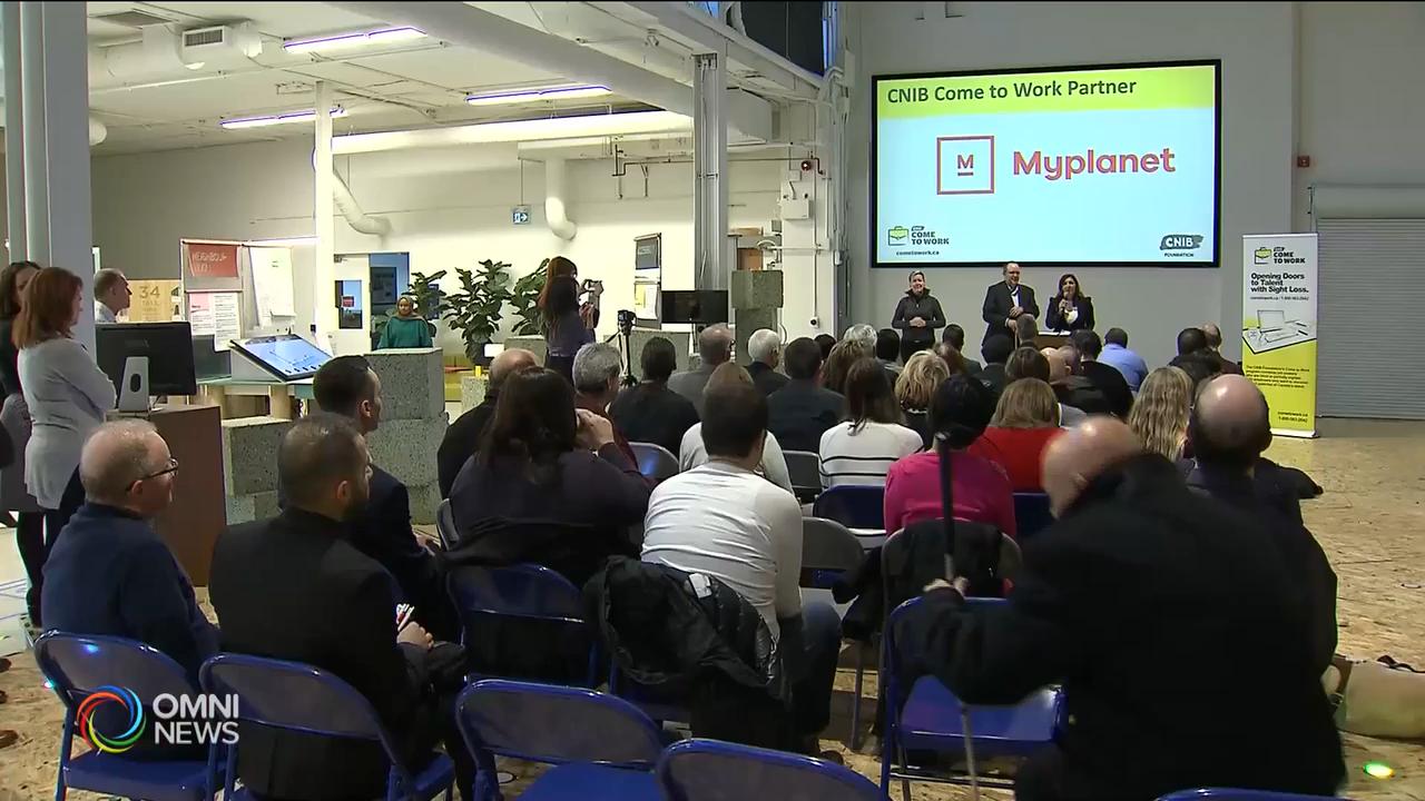 視障人士跟僱主進行人才配對 -- Nov 23, 2018 (ON)