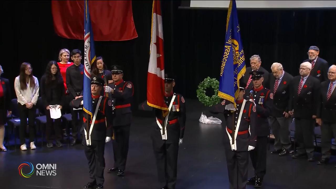 萬錦市國殤日悼念活動 -- Nov 09, 2018 (ON)