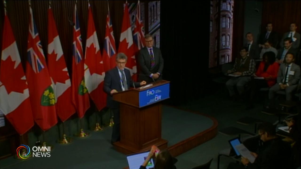 安省財赤今年增至1百23億元 -- Dec 10, 2018 (ON)