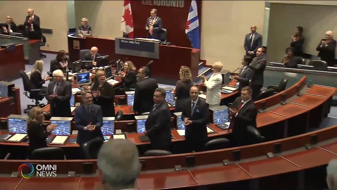 多倫多新一屆市議會宣誓就職 -- Dec 04, 2018 (ON)