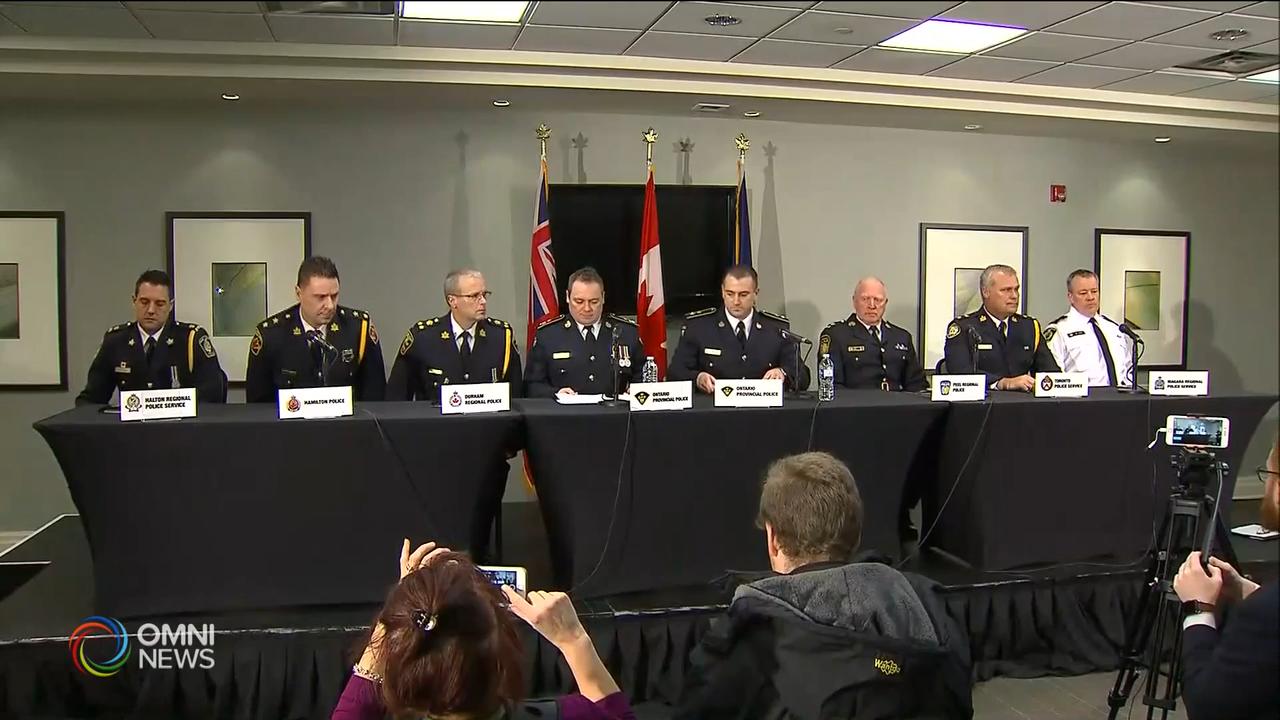 省警瓦解非法槍械及販毒集團 -- Dec 11, 2018 (ON)