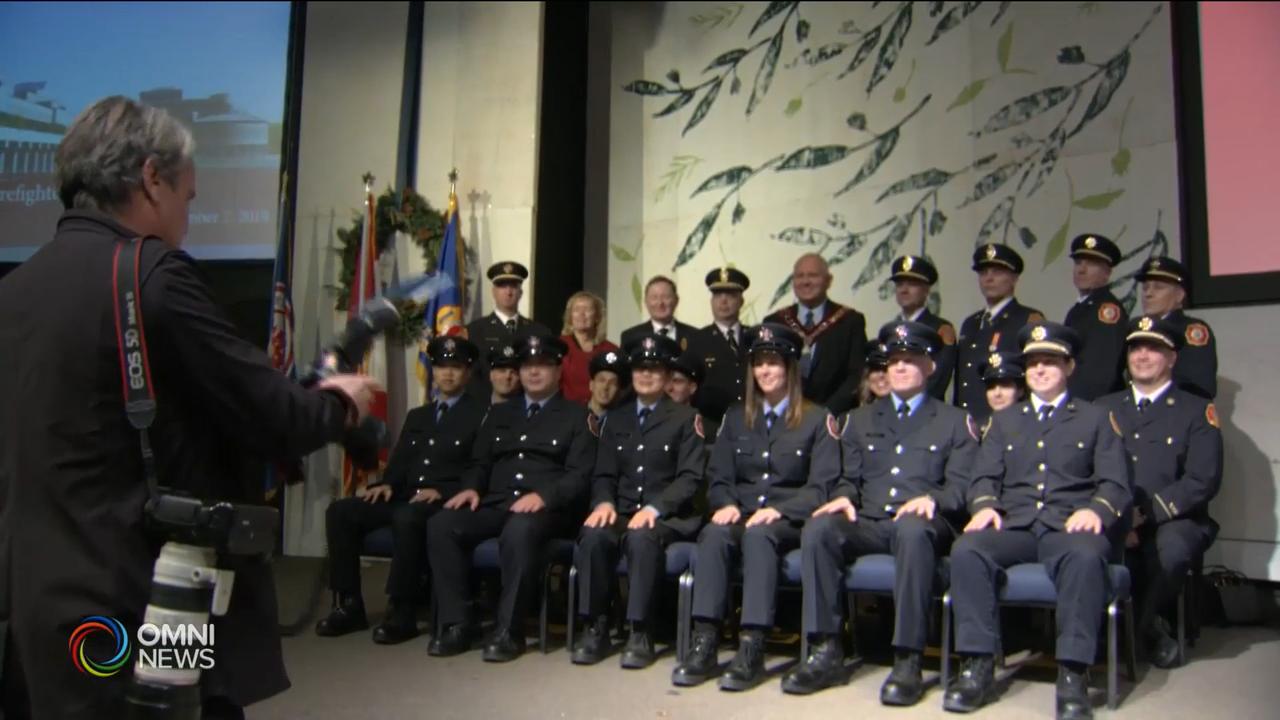 萬錦市新一批消防員畢業 -- Dec 07, 2018 (ON)