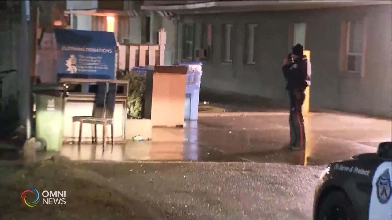 一個女人夾在衣物收集箱死亡 -- Jan 08, 2019 (ON)