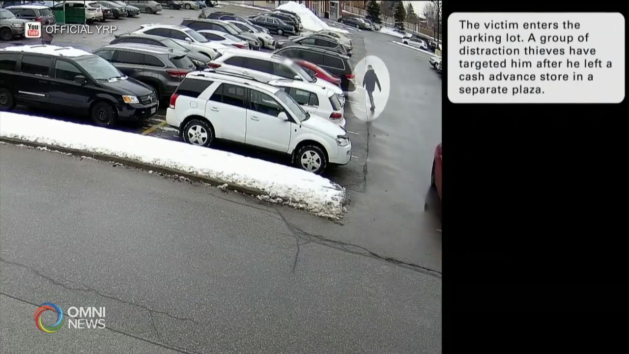 约克区警方公布分心盗窃视频 – Jan 25, 2019(ON)