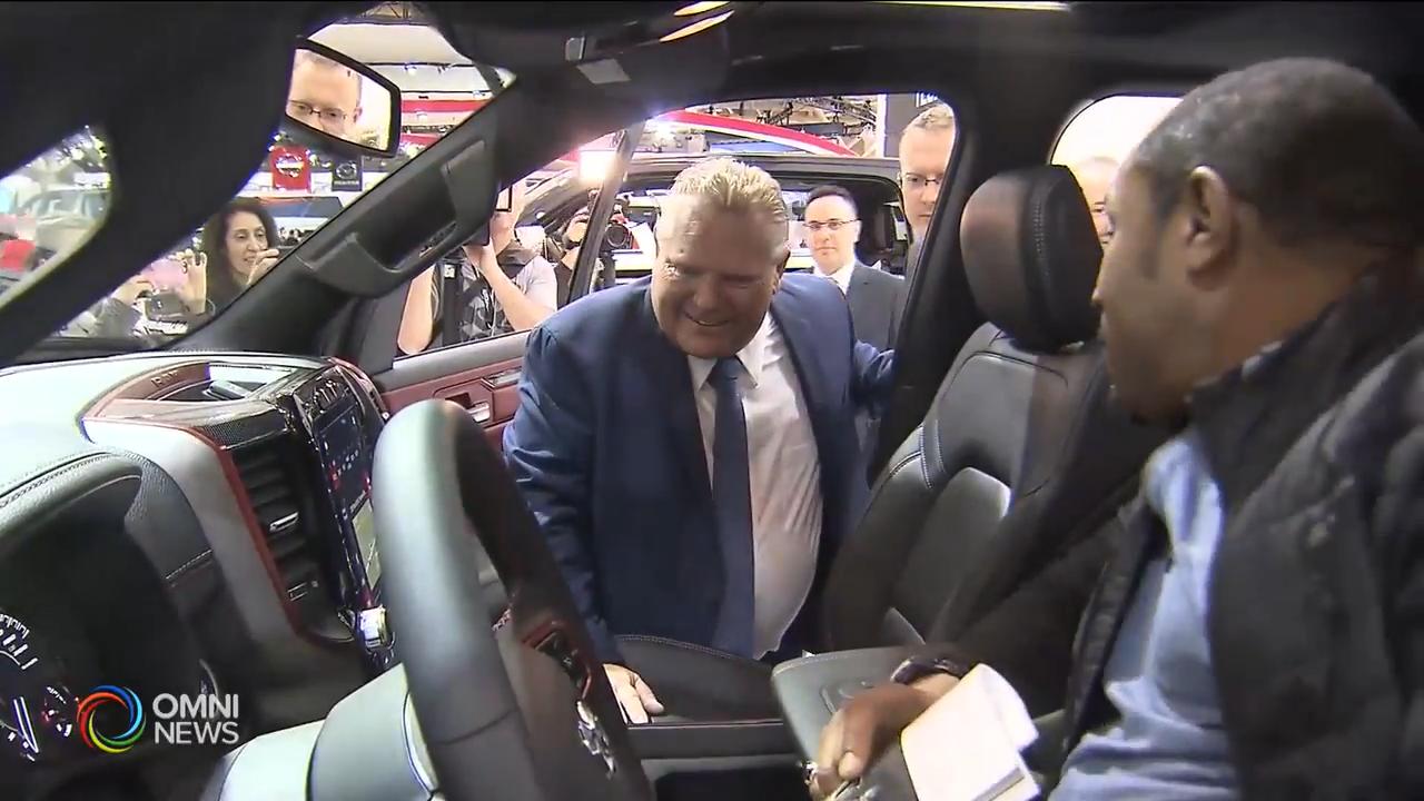 國際車展今日正式開始，省長親臨會場打氣 -- Feb 15, 2019 (ON)