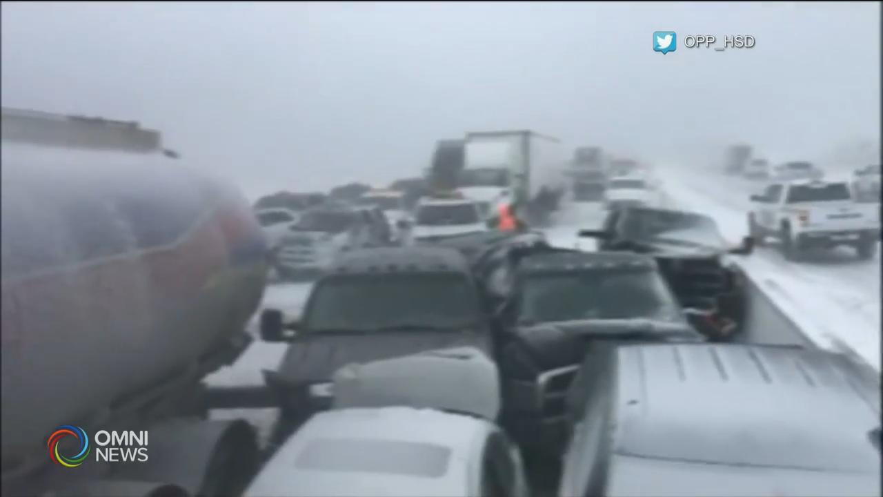 四百公路七十架車連環相撞意外 -- Feb 25, 2019 (ON)