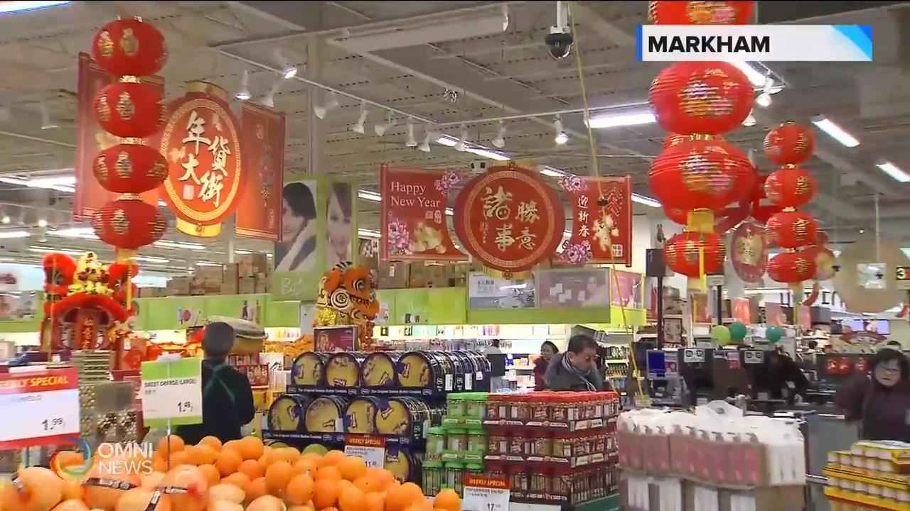 新年期间华人超市同商场相当忙碌 – Feb 04, 2019(ON)