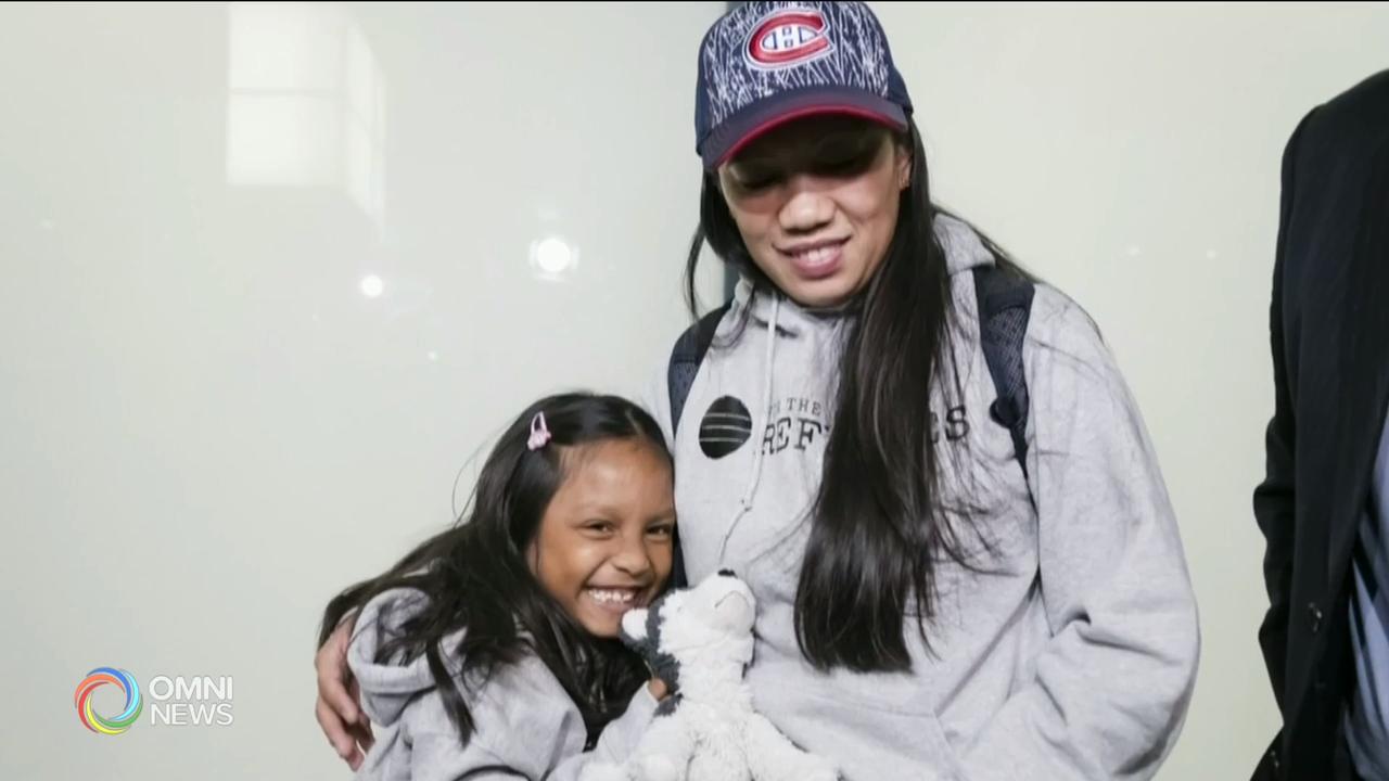 在香港协助匿藏斯诺登的菲律宾母女, 抵达加拿大展开新生活 – Mar  26, 2019(ON)