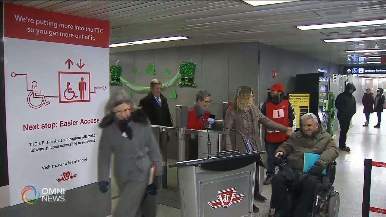 St Patrick地鐵站完成無障礙環境的建設  – Mar 05, 2019(ON)