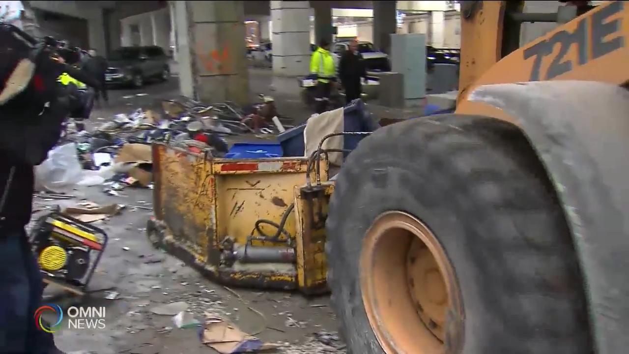 多市政府清拆違法帳篷城市 -- Mar 14, 2019 (ON)