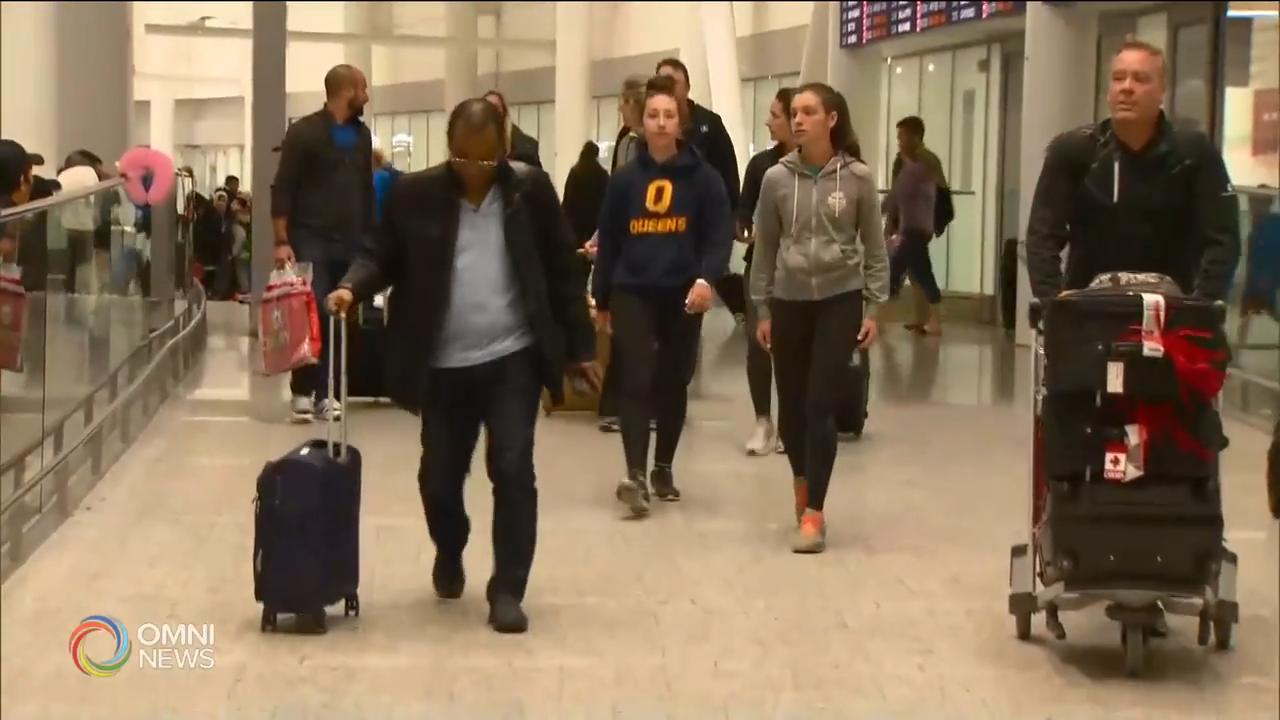 皮爾信國際機場火警後回復正常 -- Mar 18, 2019 (ON)